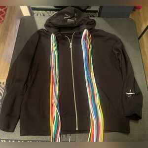 Phenomenon x Mastermind World Multi-Cord Zip Sweatshirt Hoodie Sz M oversized